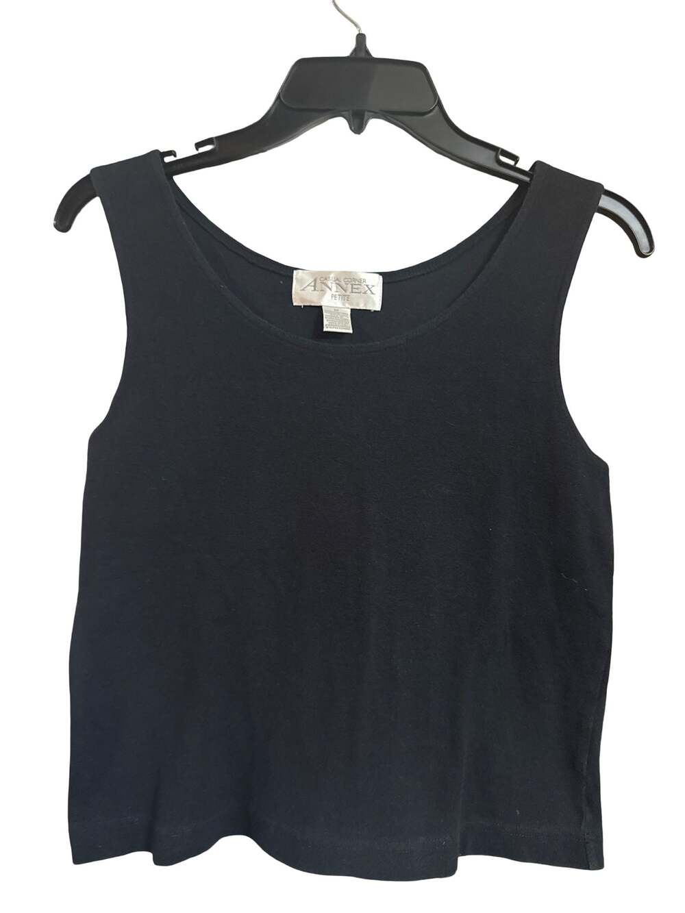 Casual Corner Annex Petite Black Sleeveless Tank Top